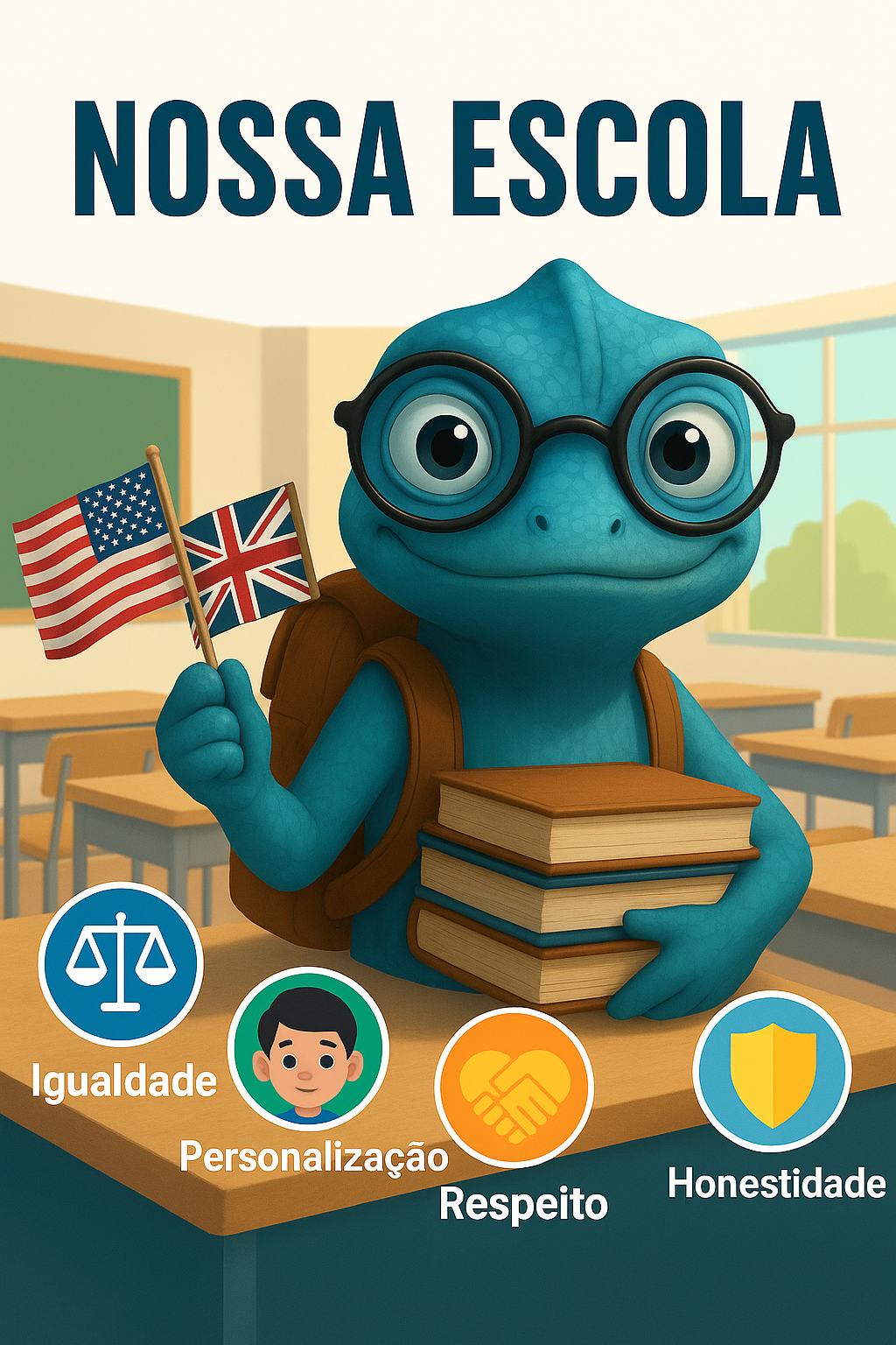 Ilustração Change Skills - Nossa Escola